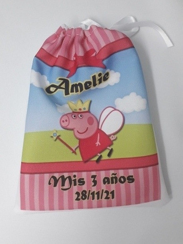 Pack De 20  Bolsitas De Tela Personalizadas Medida 20x15 1