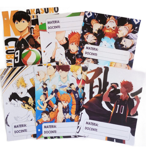 Asignaturas Escolares Para Carpeta N*3- Haikyuu 0 Asignaturas Escolares Para Carpeta N*3- Haikyuu 0