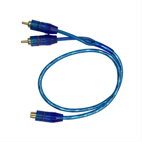 Bifurcador Y Kta-047 Cable 2 Macho Rca / 1 Hembra Rca 60 Cm 0