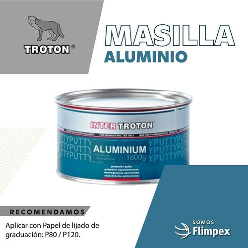 Masilla Plastica Aluminio 0