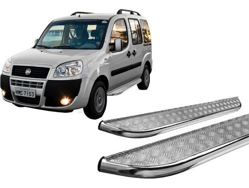 Estribo Cromado Chapa Fiat Doblo 0
