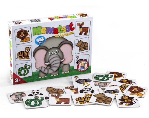 Memotest De La Selva Juego De Memoria Infantil Ruibal Lelab 0