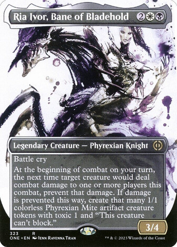 Cartas Magic Ria Ivor, Bane Of Bladehold (#323) (borderless) 0