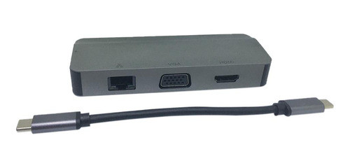 6-em-1 Usb-c Dock Usb 3.1 Tipo-c Multi-portas Hubs Adaptador 1