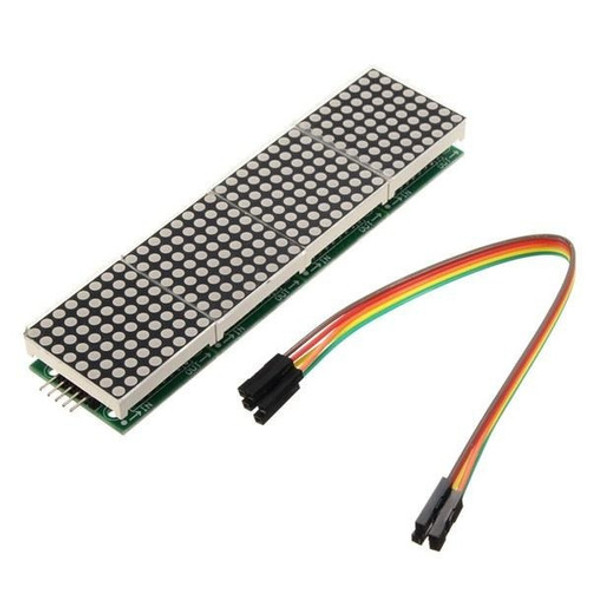 Módulo 4 Matrizes De Led 8x8 Com Max7219 0