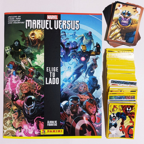 Album - Marvel Versus + 50 Figuritas A Pegar 0