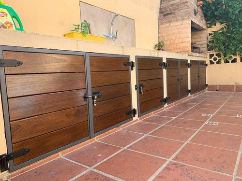 Puertas Bajo Mesada En Hierro Y Madera Estilo Industrial 1