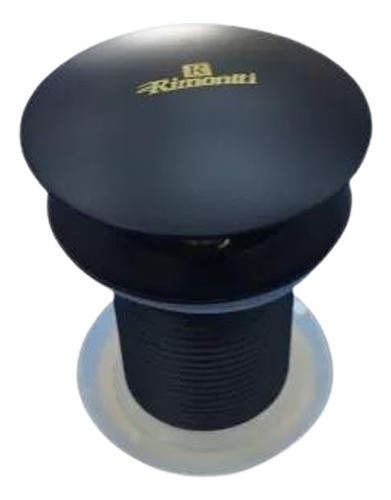 Válvula Tip Top Negra Rimontti Larga 16cm Sin Desborde 11/4 1