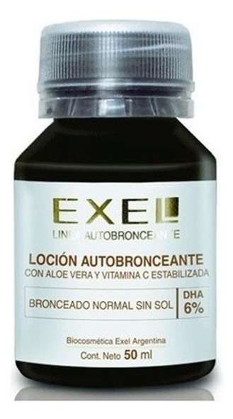 Locion Autobronceante Sin Color Exel 6% Piel Bronceado 50ml 0