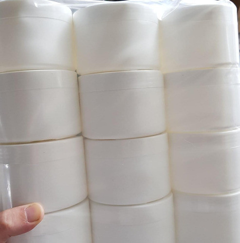 Potes Plásticos Branco - 250g - Kit Com 12 Peças 1