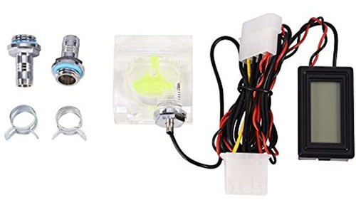 Zopsc [kit] Medidor De Flujo De 3 Vias Termometro Digital 0