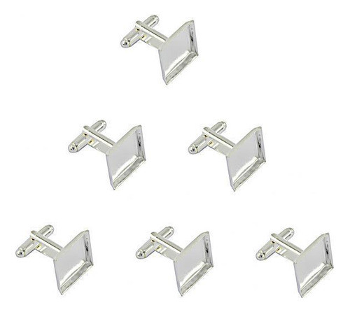 Abotoaduras De Almofada De Base Em Branco 5 Peças 0