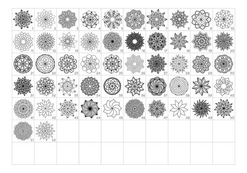 630 Vectores Corte Mandalas + Pack Diseños Fondo Texturas 1