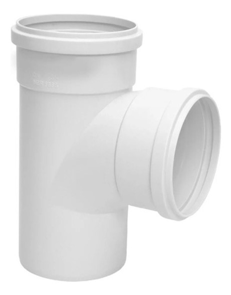Tê Esgoto Pvc 100mm Branco Serie Normal  Multilit 0