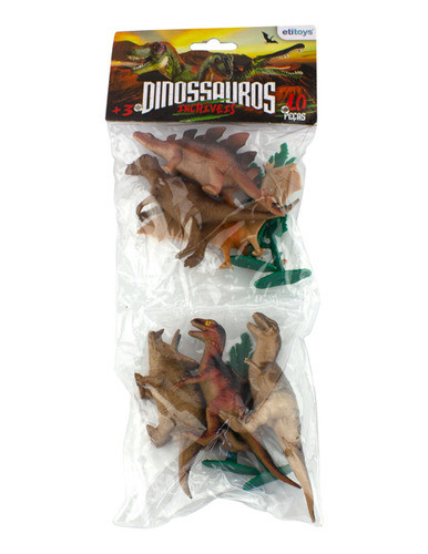 Kit Dinossauros Miniaturas Com 10 Peças 0