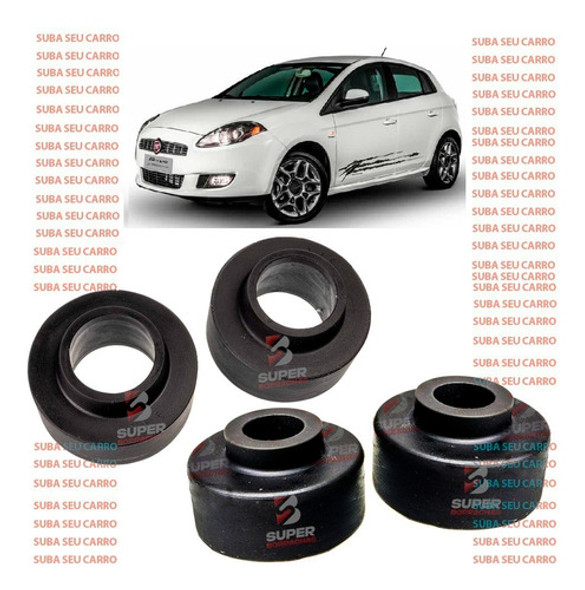 Kit Lift Sobe Dianteira + Traseira 2cm Fiat Bravo 2011/16 0