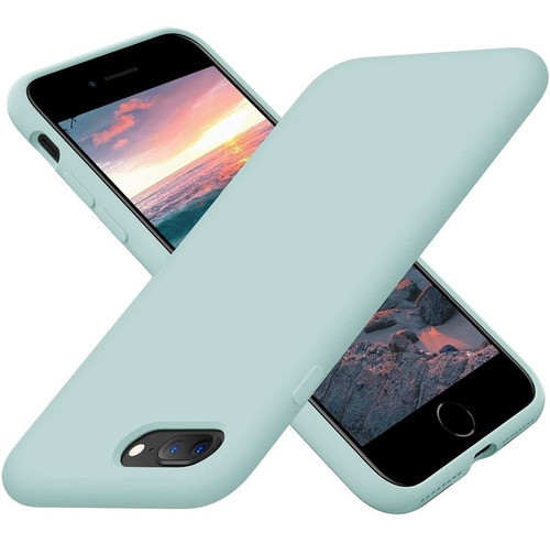 Funda iPhone 7 Plus/ iPhone 8 Plus De Silicona - Verde Menta 0