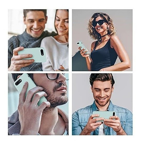 Funda iPhone 7 Plus/ iPhone 8 Plus De Silicona - Verde Menta 1