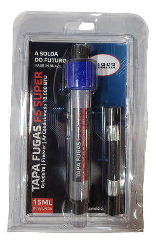 Tapa Fugas F5 Super Dose Unica 15ml 18.000 Btu C/mangueira 0