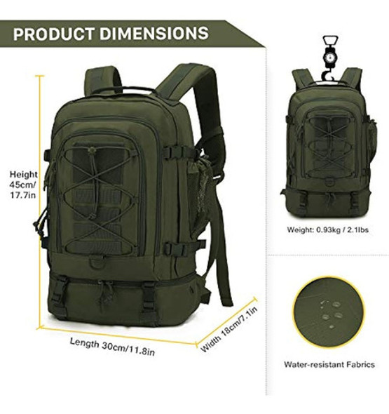 Mardingtop Mochilas Tácticas De 35 L / 40 L Molle Senderismo 1