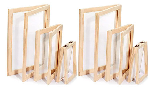 Moldura De Papel De Pinho De 6 Peças Moldura De Papel De Dup 0