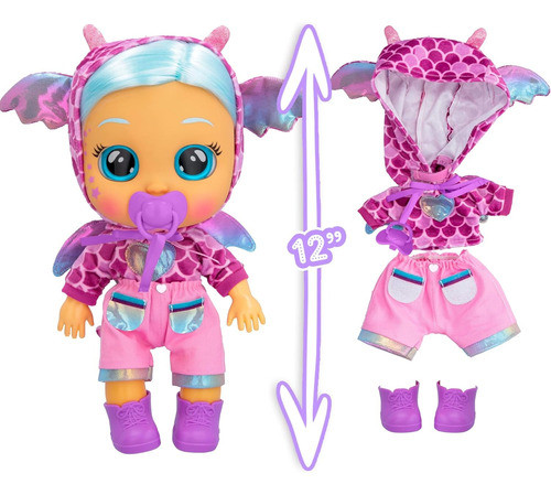 Muñeca Cry Babies Lloran Con Lagrima Bebé Llorón Sonidos 1