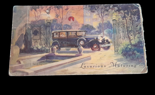 Catálogo Folleto Packard Sedan 1930 0