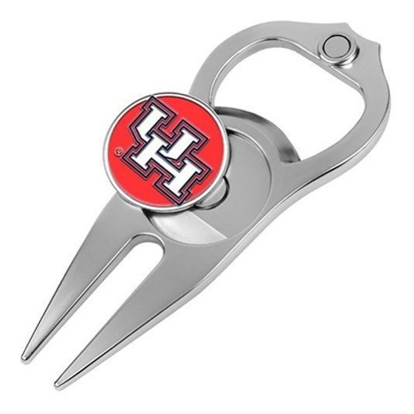 Abridor De Hat Trick 5-en-1 Herramienta Divot, Houston Couga 0 Abridor De Hat Trick 5-en-1 Herramienta Divot, Houston Couga 0