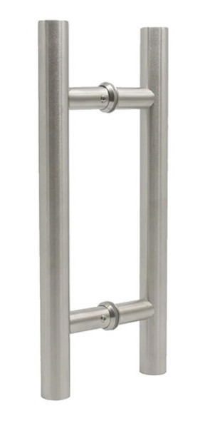 Manijon Barral Doble Acero Inoxidable Puerta 400mm 0