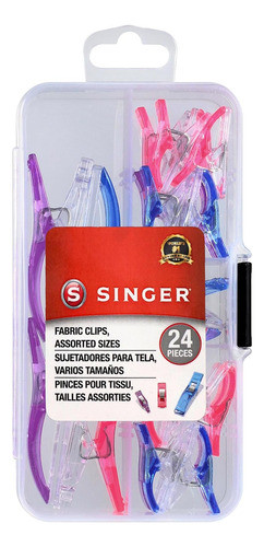 Ganchos De Costura Singer, 24 Unidades, Tamaños Grande Y Peq 1