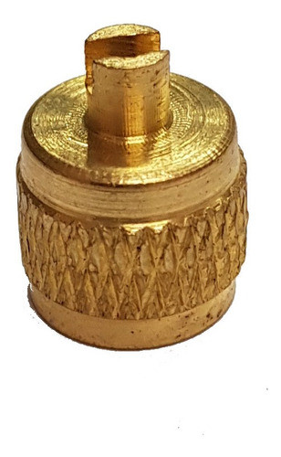 Tapa De Bronce Con Saca Ovulo 1/4 Flare  Oring De Goma 0