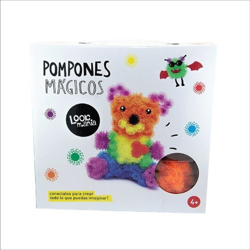 Pompones Magicos 400 Piezas Encastres Look Mania (68) 1