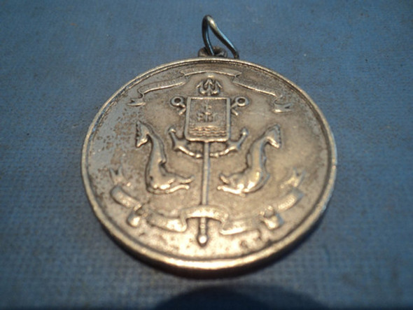Medalla Prefectura Naval Argentina Plata Oro Escudo Triton 0