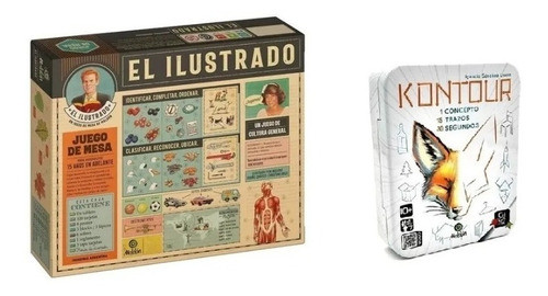 Combo Juego De Mesa El Ilustrado + Kontour De Maldon M4e 0
