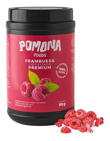 Fruta Frambuesa Liofilizada Premium Pomona Foods 100%natural 0 Fruta Frambuesa Liofilizada Premium Pomona Foods 100%natural 0