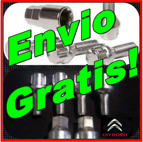 Tuercas De Seguridad Citroen C3 C4 Lounge Envio Gratis 1