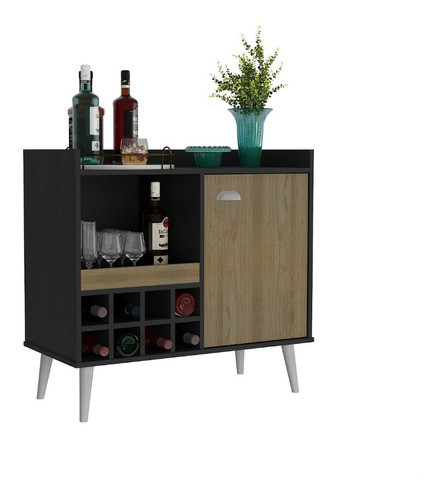 Aparador Armario Bar Botellero Living Retro Casahogar 1
