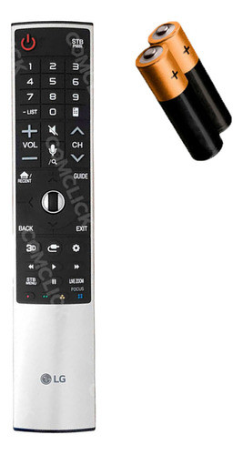 Controle Remoto Magic Remote Tv LG 55ec9300, 60lb6500 Orig. 0