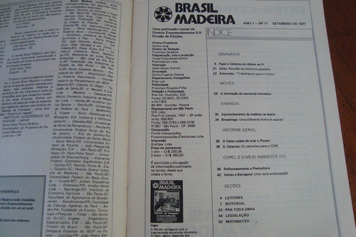 Revista Brasil Madeira 11 (1977) Movex Designan Comercializa 1