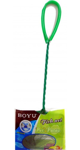 Boyu Rede Para Peixes Com Cabo Em Arame 8'' 20cm Cabo 28cm 0