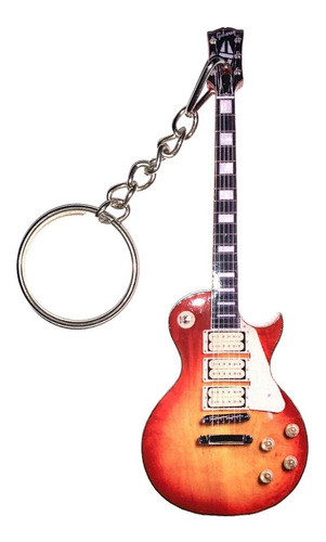 Pack X3 Guitarras Llaveros Gibson Kiss (o Surtido A Elec) 0
