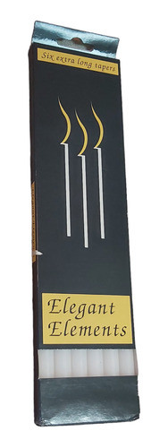 Rdf06562 - Ral Candles - Cj De 06 Velas Para Castiçal Nagel 1