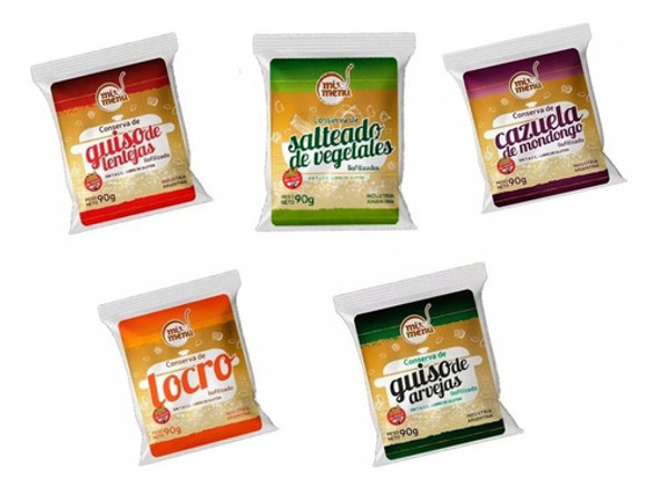 Comida Liofilizada En Sobre Mi Menu Montaña Camping 90g X5 0 Comida Liofilizada En Sobre Mi Menu Montaña Camping 90g X5 0