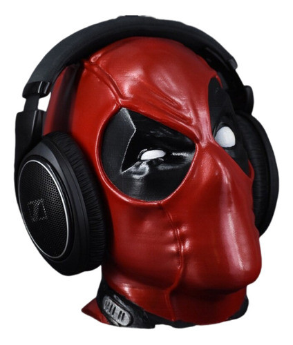 Suporte Para Fones Headset Headphone Gamer Deadpool Marvel 0