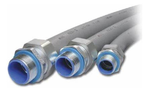 Caño Metálico Flexible 3/4 Con Pvc Gris Zoloda X Metro 1