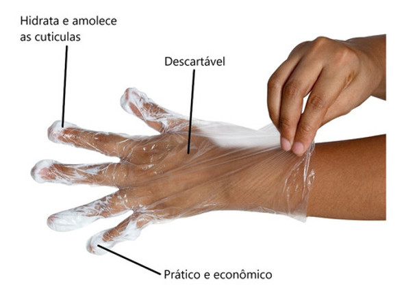 Kit Luvas E Sapatilhas  Creme De Cutículas Manicure + Brinde 1