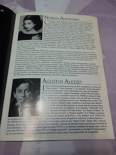 Programa Teatro Maipo Norma Aleandro Master Class M Callas 1