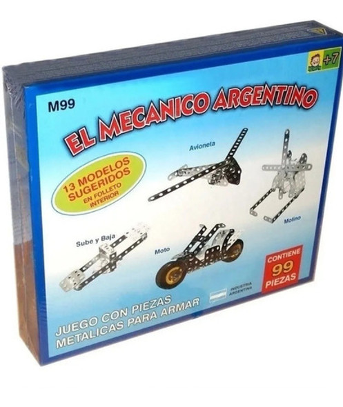 Juego Para Armar 99 Piezas El Mecanico Argentino M99 0