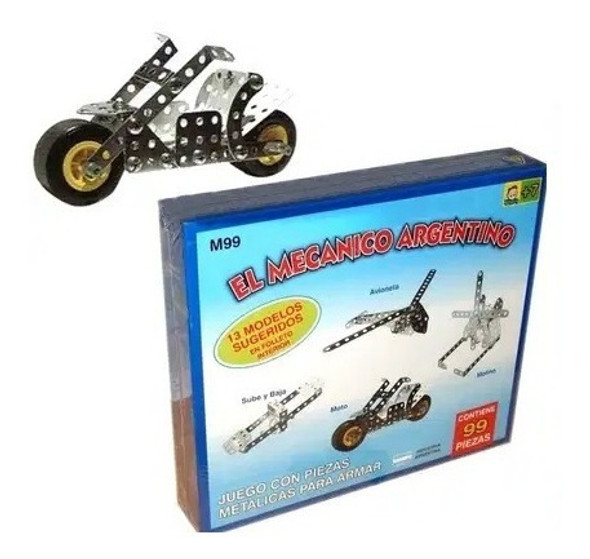 Juego Para Armar 99 Piezas El Mecanico Argentino M99 1