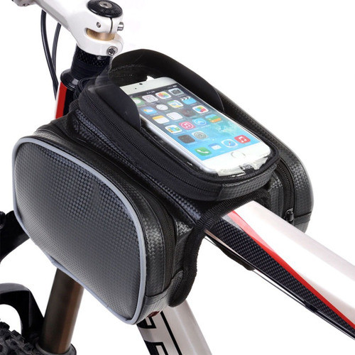 Deporte Ciclismo Bici Bicicleta Marco Maletas Tubo Delantero 0